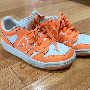 New Balance Kids Sneakers in Orange and White